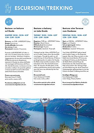 Bestone: un balcone sul garda